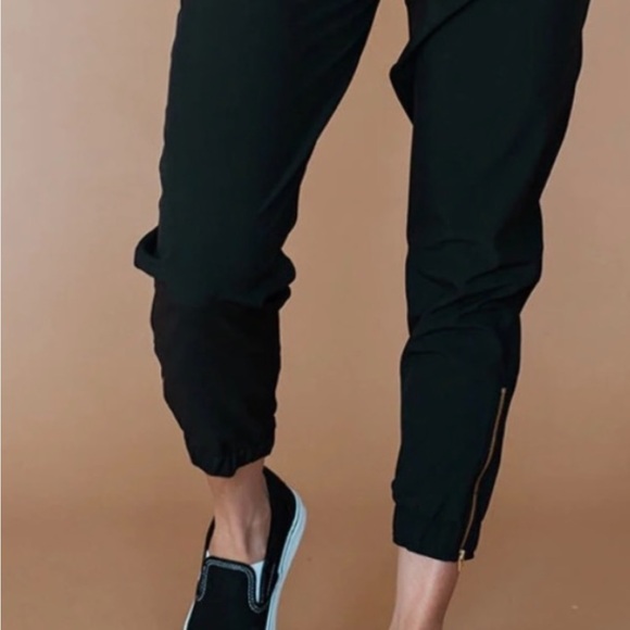 Albion Jetsetters Joggers Pants gold accents sz M - Picture 4 of 5